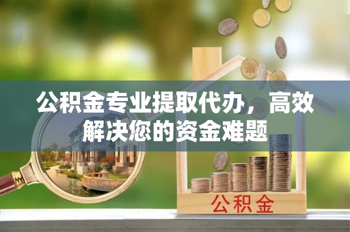 大庆公积金专业提取代办，高效解决您的资金难题