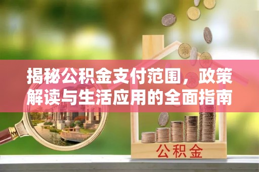 大庆揭秘公积金支付范围，政策解读与生活应用的全面指南